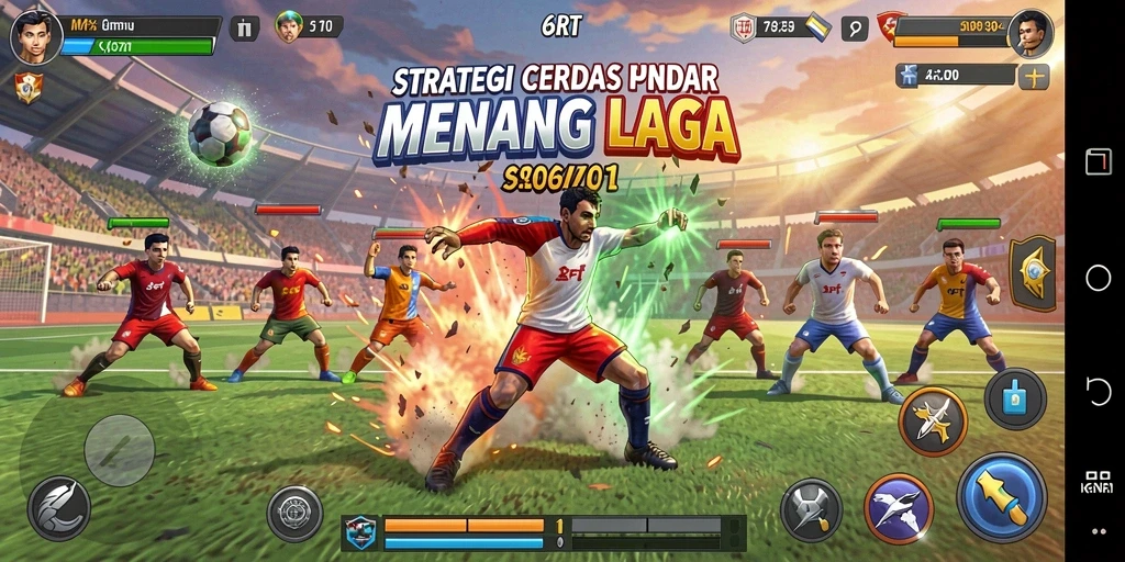 Tangkapan layar gameplay 6RT menampilkan strategi perang yang mendebarkan.