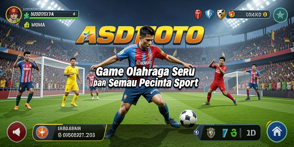 Tampilan gameplay seru dari ASDTOTO dengan berbagai olahraga.