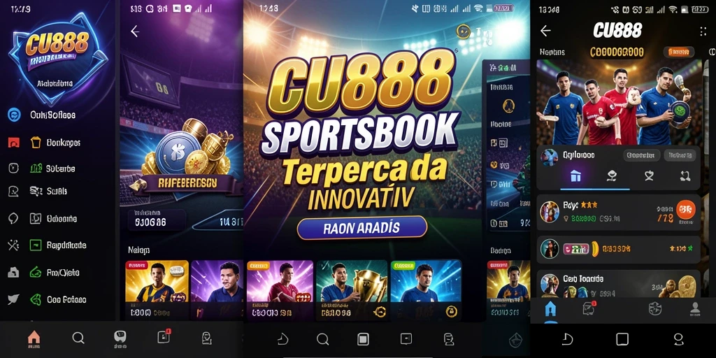 Tampilan gameplay taruhan olahraga di aplikasi CU888.