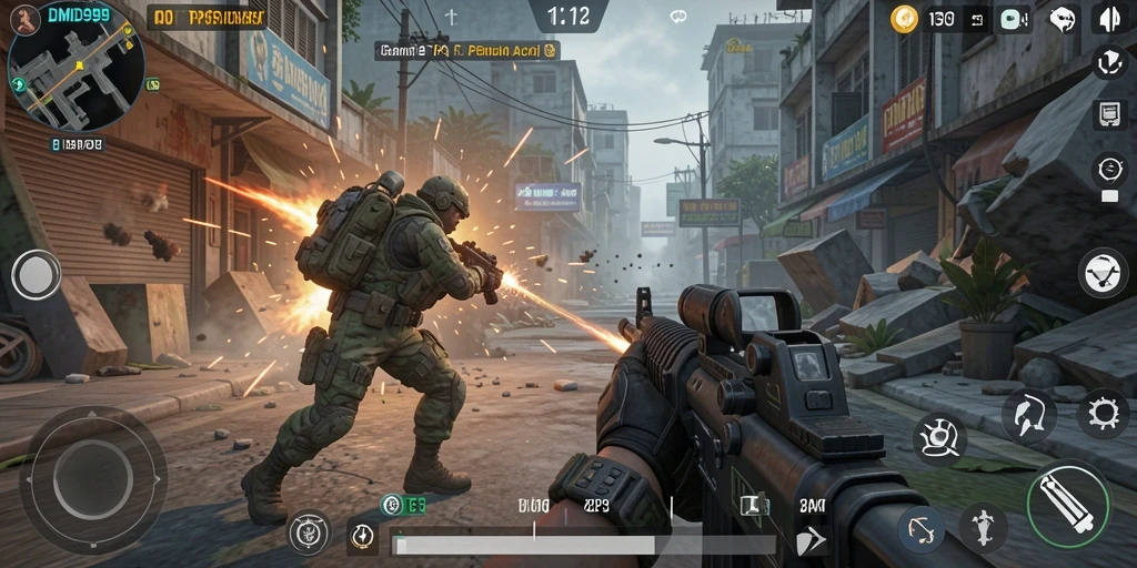 Tampilan gameplay DMD999 yang seru dan penuh aksi.