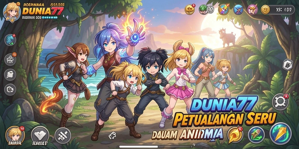 Tampilan visual menarik dari gameplay DUNIA77 yang memikat.