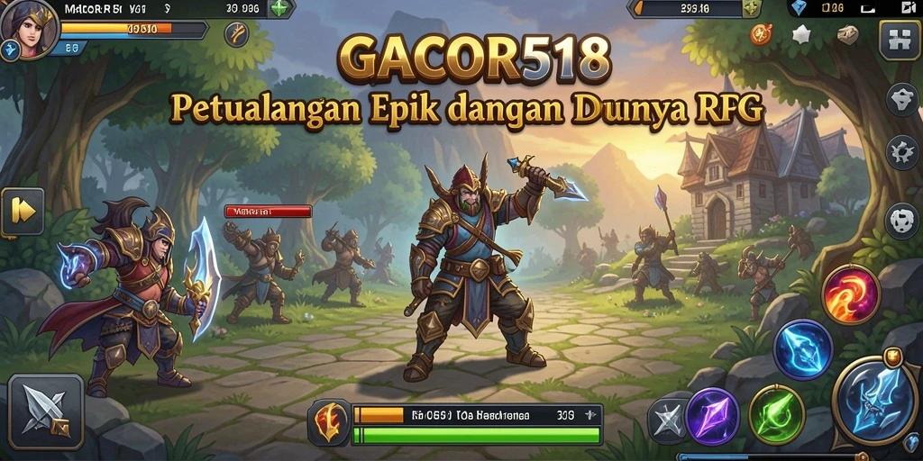 Gameplay epik dalam GACOR518 dengan aksi RPG yang mendebarkan.