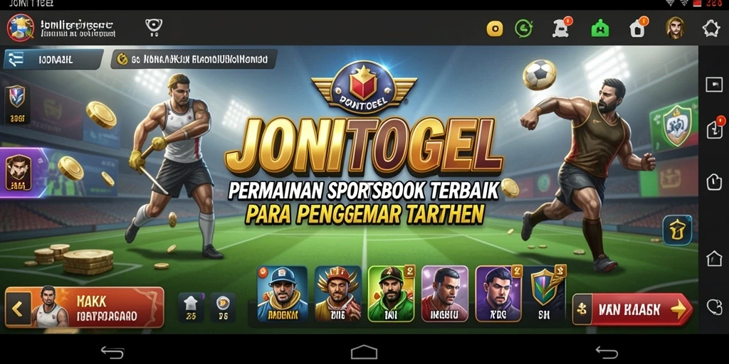 Tampilan gameplay utama JONITOGEL yang menarik dan interaktif.