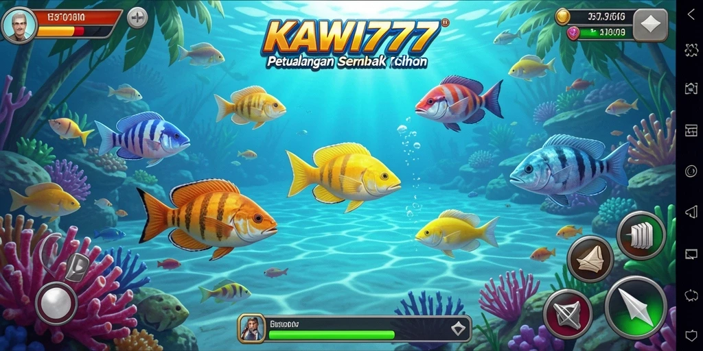 Tangkapan ikan yang besar dan beragam dalam KAWI777.