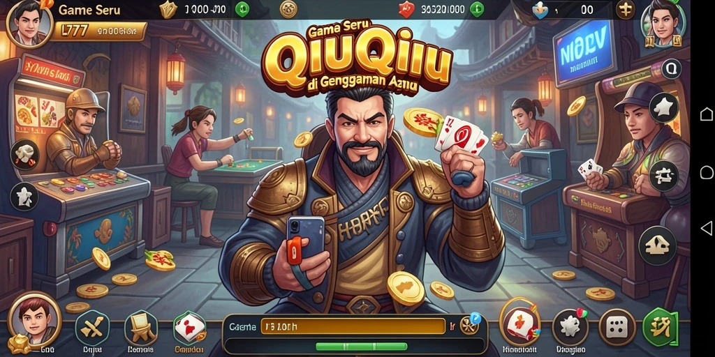 Tampilan gameplay QiuQiu yang seru di L777.