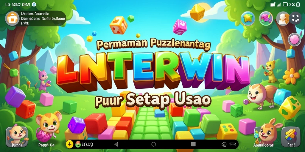 Tampilan menarik dari gameplay LNTERWIN yang penuh teka-teki.