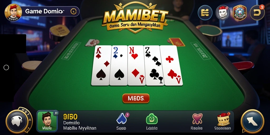 Gameplay seru MAMIBET dengan grafis menawan di dominonya.