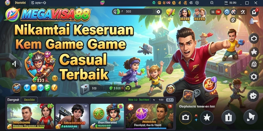 Tampilan gameplay penuh aksi dari MEGAVISA88 yang mengasyikkan.