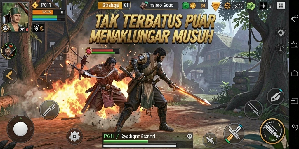 Tampilan menarik dari gameplay PG11 yang penuh strategi.