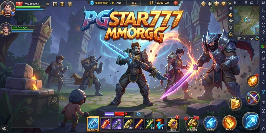 Gameplay seru dalam dunia MMORPG PGSTAR777 yang memukau.