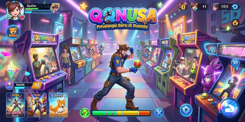 Tampilan gameplay seru dari QQNUSA yang memikat perhatian.
