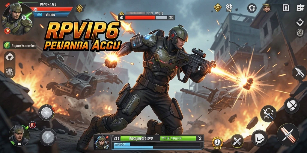 Screenshot RPVIP6 menampilkan aksi mendebarkan dalam permainan.