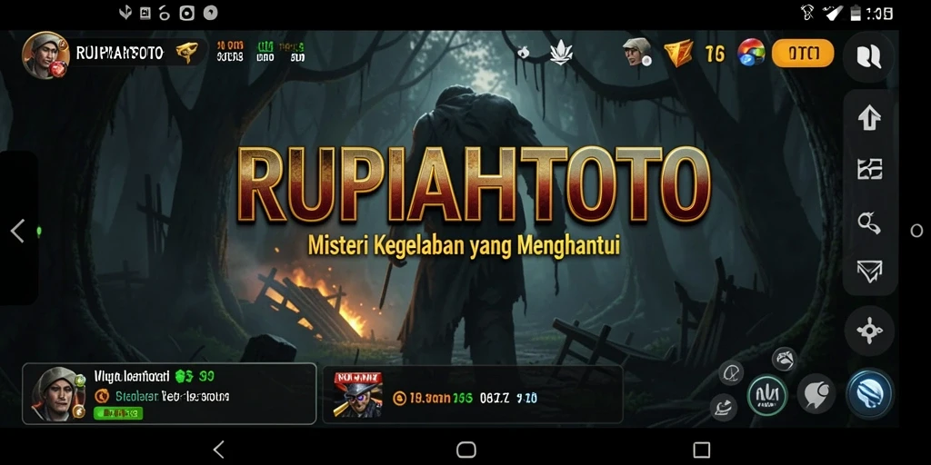 Screenshot RUPIAHTOTO menampilkan momen menegangkan dalam gameplay Horror.