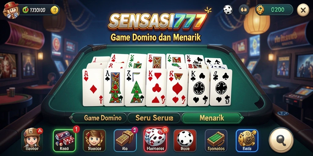 Tampilan gameplay SENSASI777 yang seru dan interaktif.