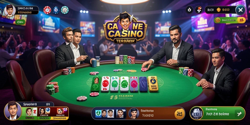 Tampilan gameplay Live Casino yang mendebarkan dengan dealer langsung.
