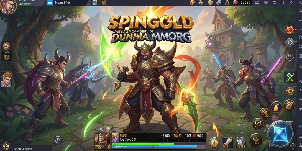 Gameplay SPINGOLD yang mendebarkan dengan grafis menakjubkan.