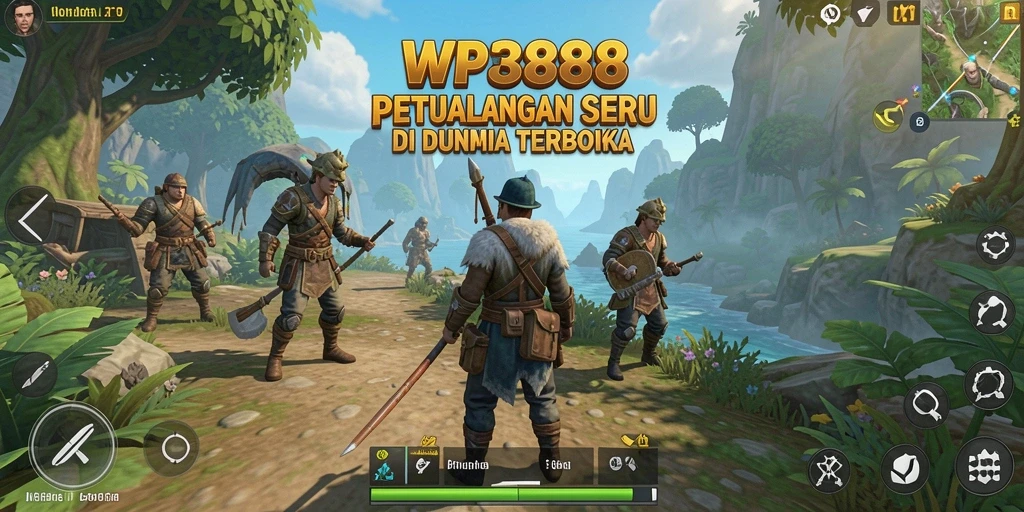 Gameplay WP888 menampilkan dunia terbuka yang luas dan penuh petualangan.